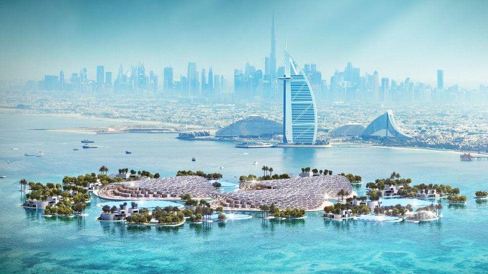 Maior projeto de ‘restauração oceânica do mundo' é projetado para Dubai; conheça — Foto: Divulgação/URB