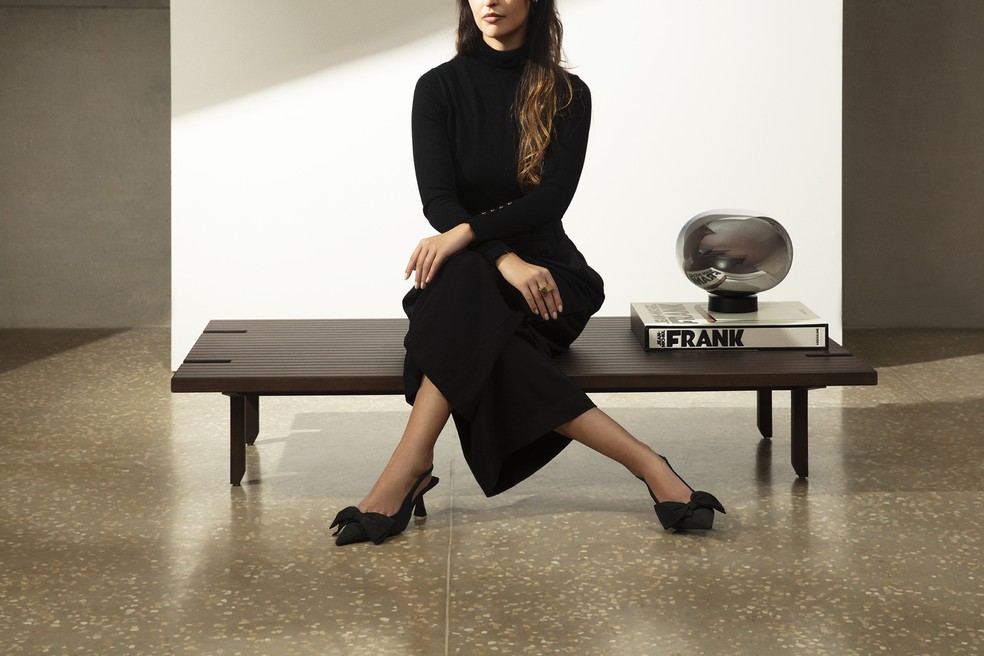 Mesa de centro Retrato — Foto: Diego Mello