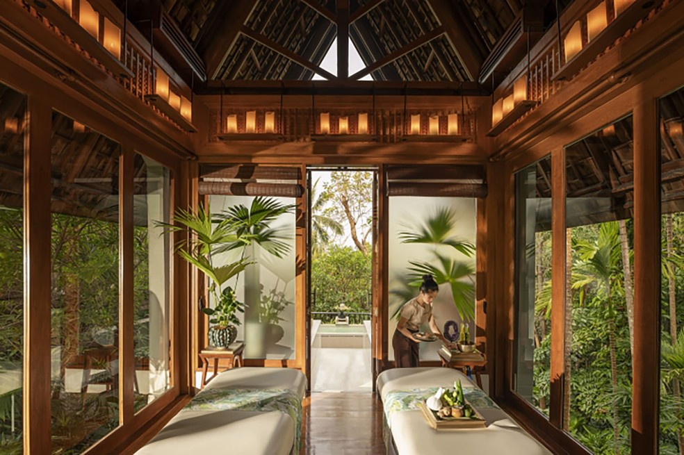 TO resort possui vários serviços, como spa, campo de golfe, biblioteca, academia, entre outros — Foto: Divulgação