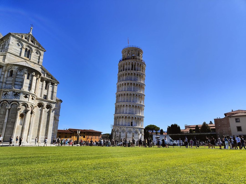 Torre de Pisa completa 850 anos em 2023 — Foto: Divulgação/Official Pisa Tourist Office