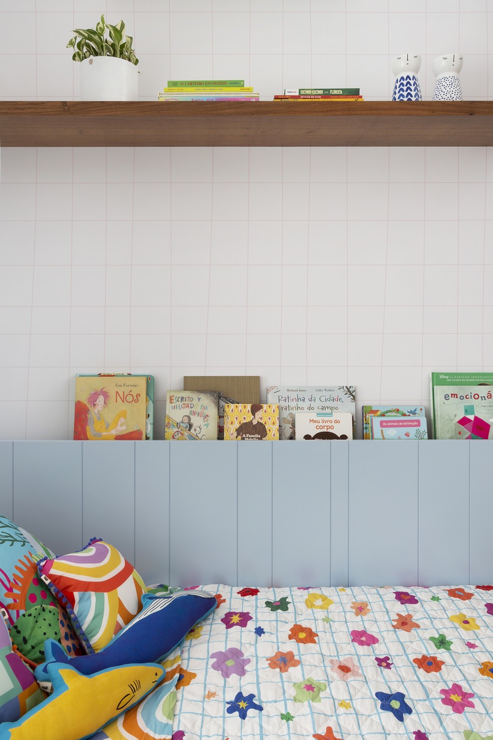 Décor do dia: quarto infantil com temática do fundo do mar — Foto: Julia Ribeiro