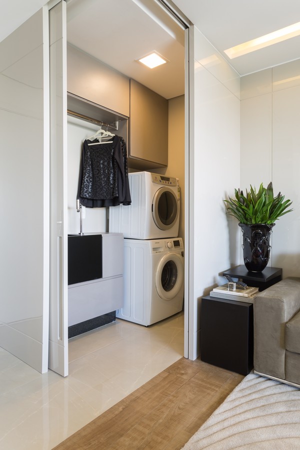 Área de serviço planejada: 10 ideias modernas de decoração e dicas de ...