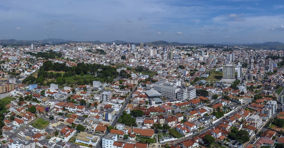 Vista aérea de Lavras — Foto: Divulgação/Prefeitura Municipal de Lavras