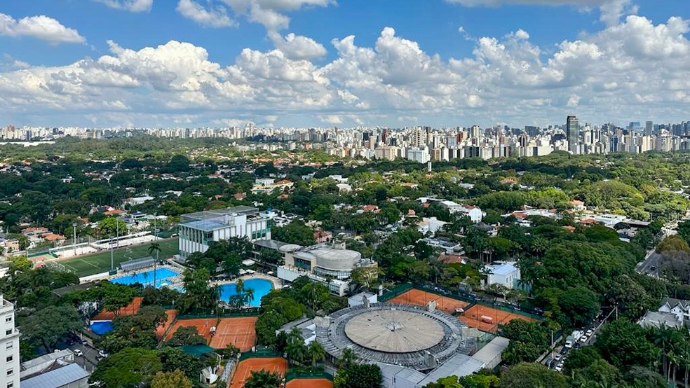 Vista do apartamento L’essence Jardins  — Foto: Divulgação