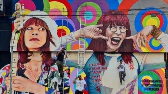 Antes de Rita Lee, muralista fez homenagens a Marília Mendonça, Silvio Santos e mais; veja fotos