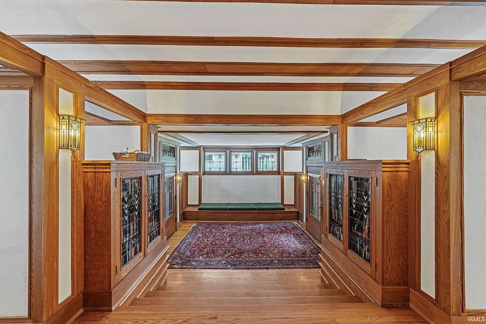 Primeira casa de Frank Lloyd Wright em Indiana, nos Estados Unidos