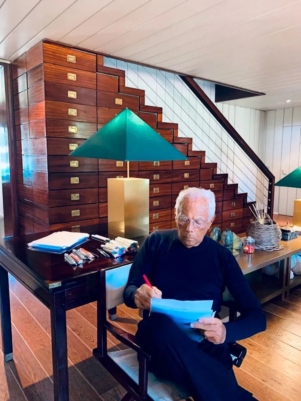 Morre Giorgio Armani: o legado do estilista na decoração — Foto: Divulgação