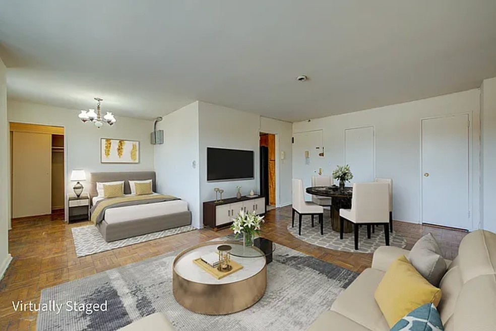 R$ 380 mil: por dentro do apartamento mais barato de Nova York — Foto: Divulgação/StreetEasy
