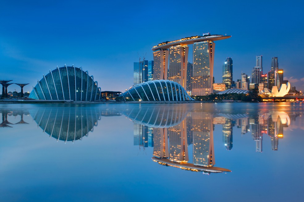 Gardens by the Bay, em Cingapura — Foto: Getty Images/fiftymm99