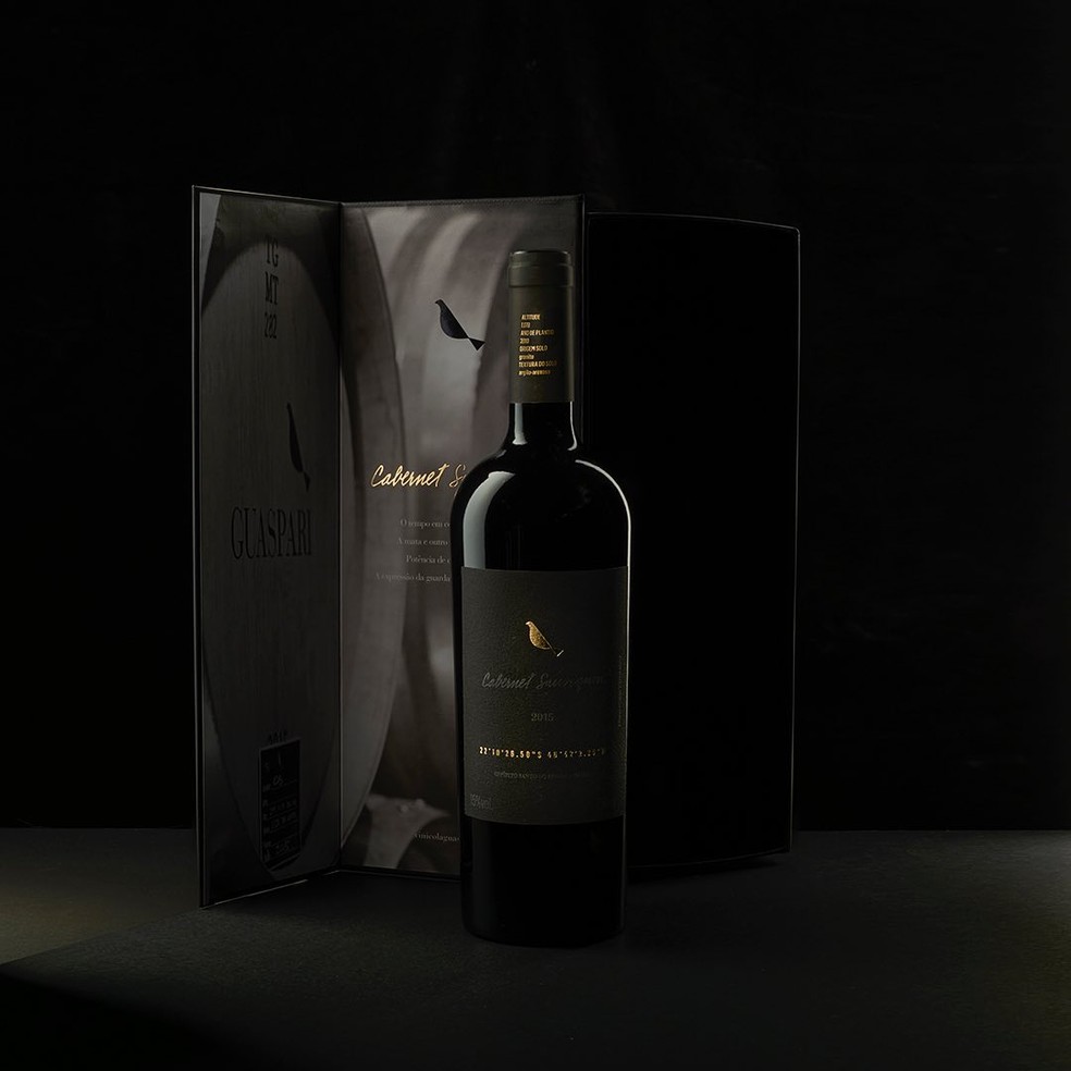 O novo Guaspari Terroir Cabernet Sauvignon 2015, à venda por R$ 798 (garrafa de 750ml) e R$ 1.678 (garrafa magnum de 1,5L) — Foto: Divulgação