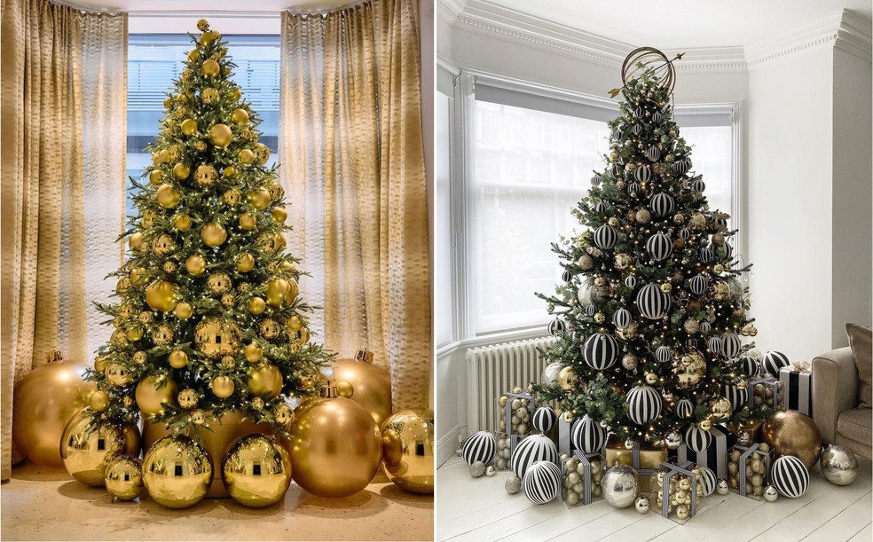 20 modelos de árvores de Natal clássicas e diferentes