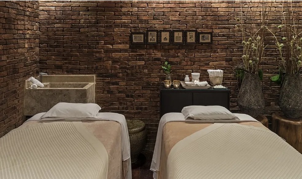 O hotel ainda conta com um spa luxuoso — Foto: Divulgação/Fasano