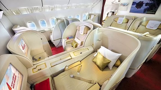 Aviões de companhia aérea da Índia terão interiores luxuosos após reforma de R$ 8 bilhões