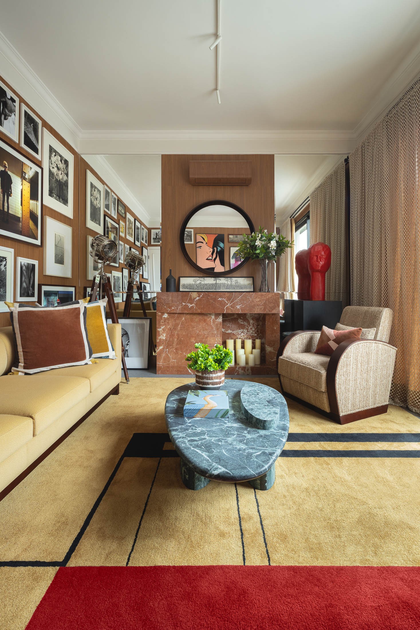 Lounge por Sig Bergamin + Murilo Lomas — Foto: Mortatti Studio