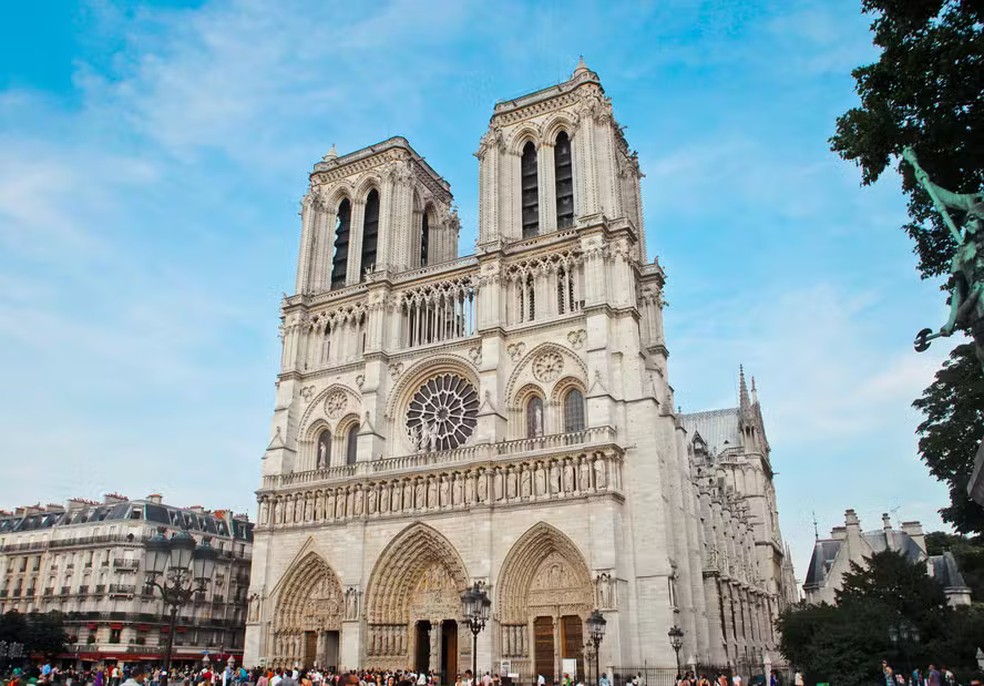 Catedral de Notre-Dame, em Paris — Foto: Pexels/Adrienn