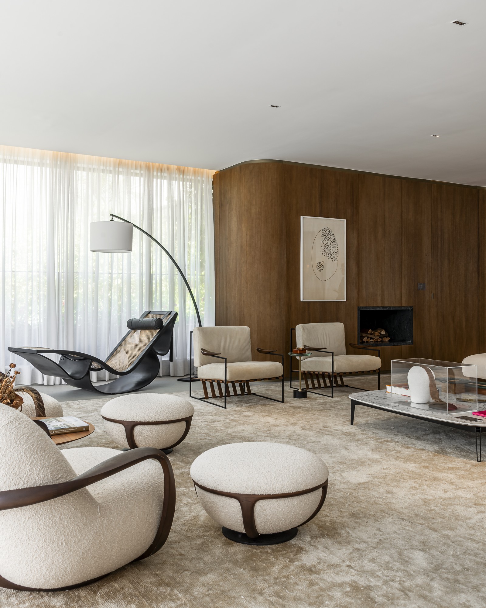 Detalhes do apartamento decorado Faena, projeto do arquiteto Gui Mattos, aberto ao público e localizado ao lado do decorado da Casa Vogue — Foto: Wesley Diogenes
