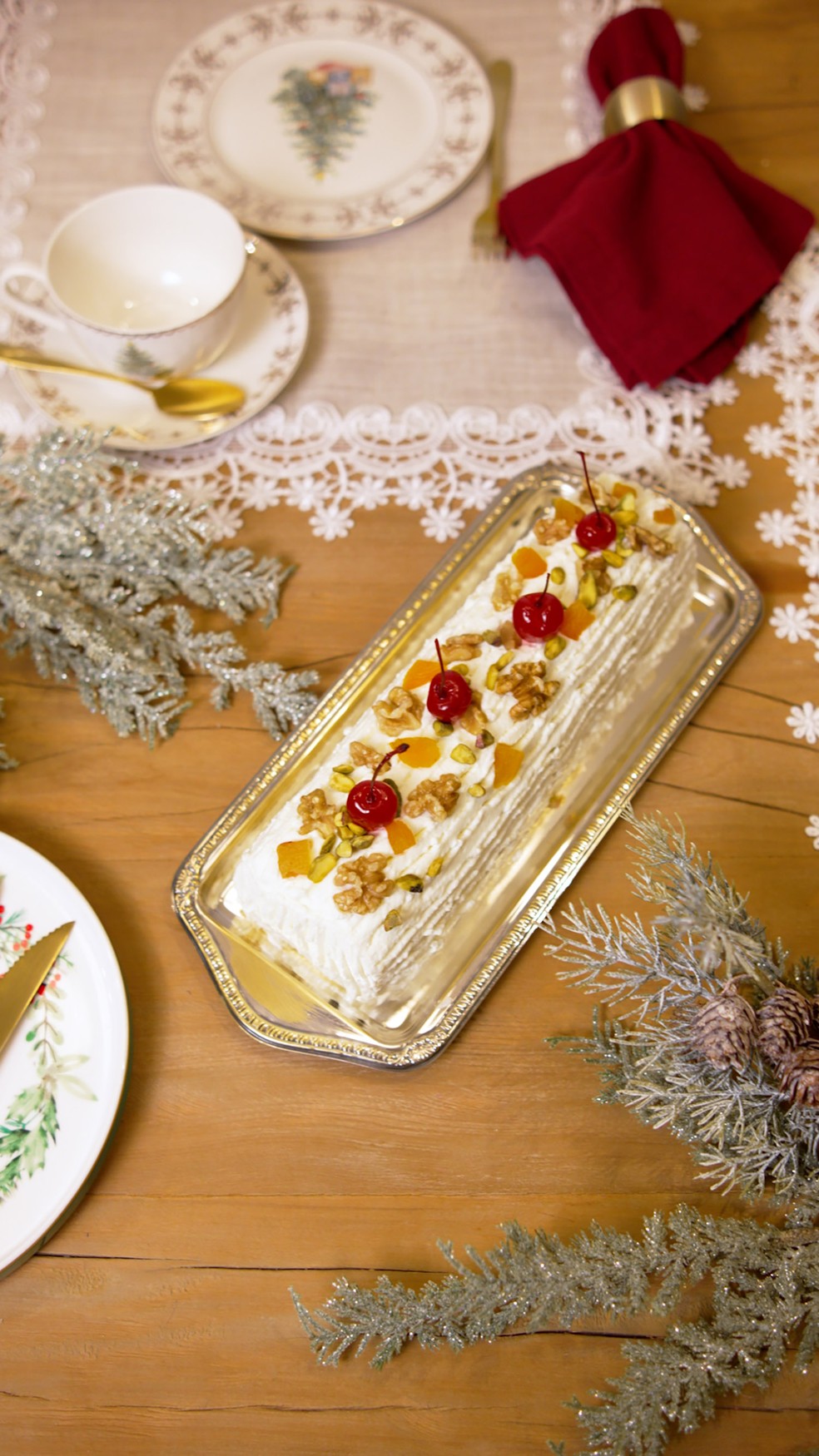 Rocambole de Panetone — Foto: Divulgação
