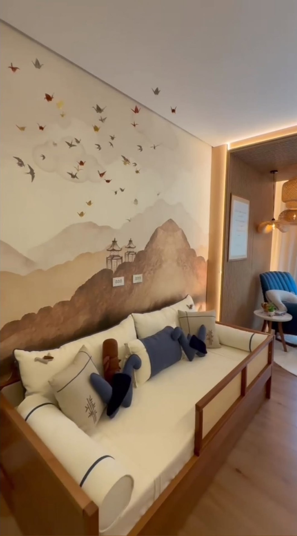 Yudi Tamashiro mostra quarto do filho recém-nascido — Foto: Reprodução/Instagram