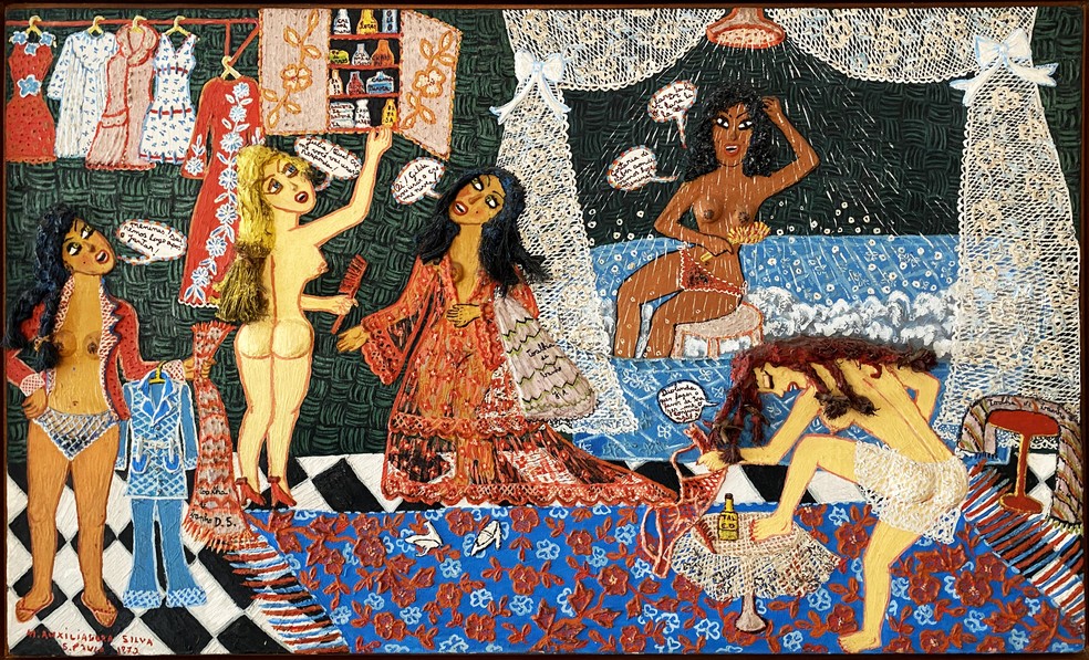A Preparação das Meninas, 1972, de Maria Auxiliadora  — Foto: Divulgação/Dos Brasis - Arte e Pensamento Negro