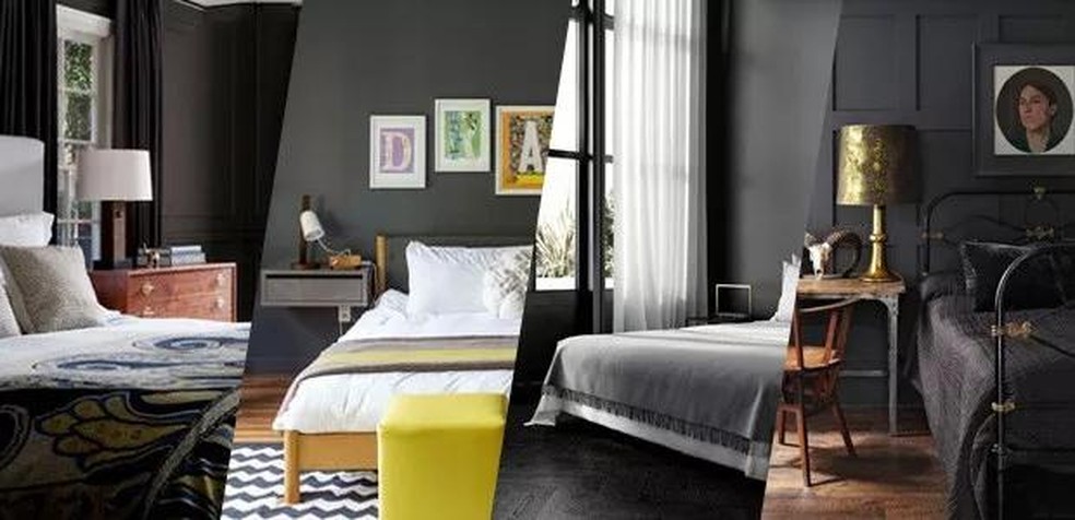 12 quartos pretos para inspirar sua decoração  — Foto: Casa Vogue