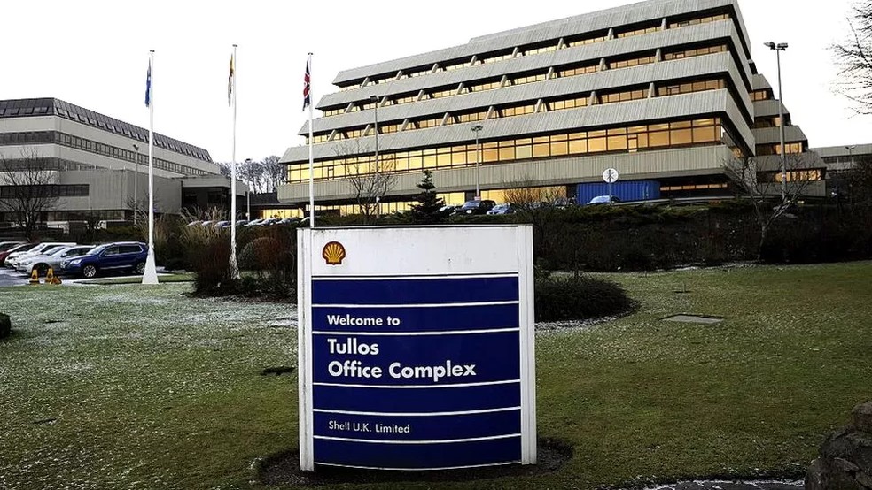 Sede principal da Shell, em Aberdeen, na Escócia — Foto: Reprodução/Richard Slessor/Wikipedia