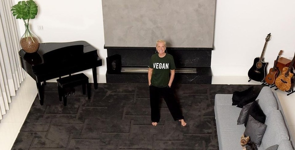 Xuxa mostra detalhes da sala vegana de sua nova casa — Foto: Reprodução/Instagram