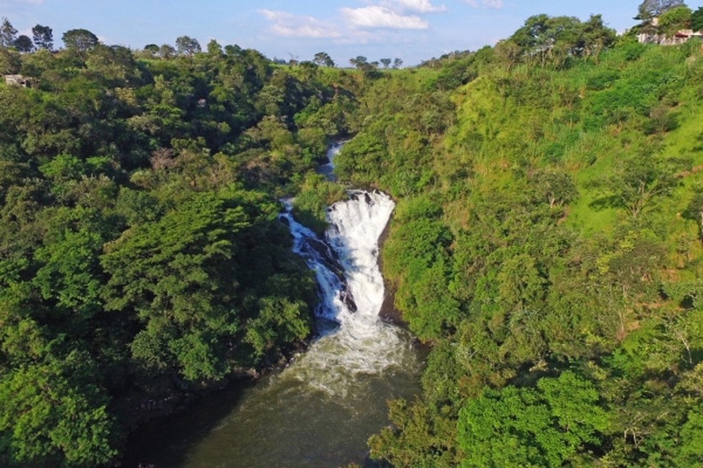 Cachoeira da Chave, em Votorantim — Foto: Divulgação/Prefeitura de Votorantim