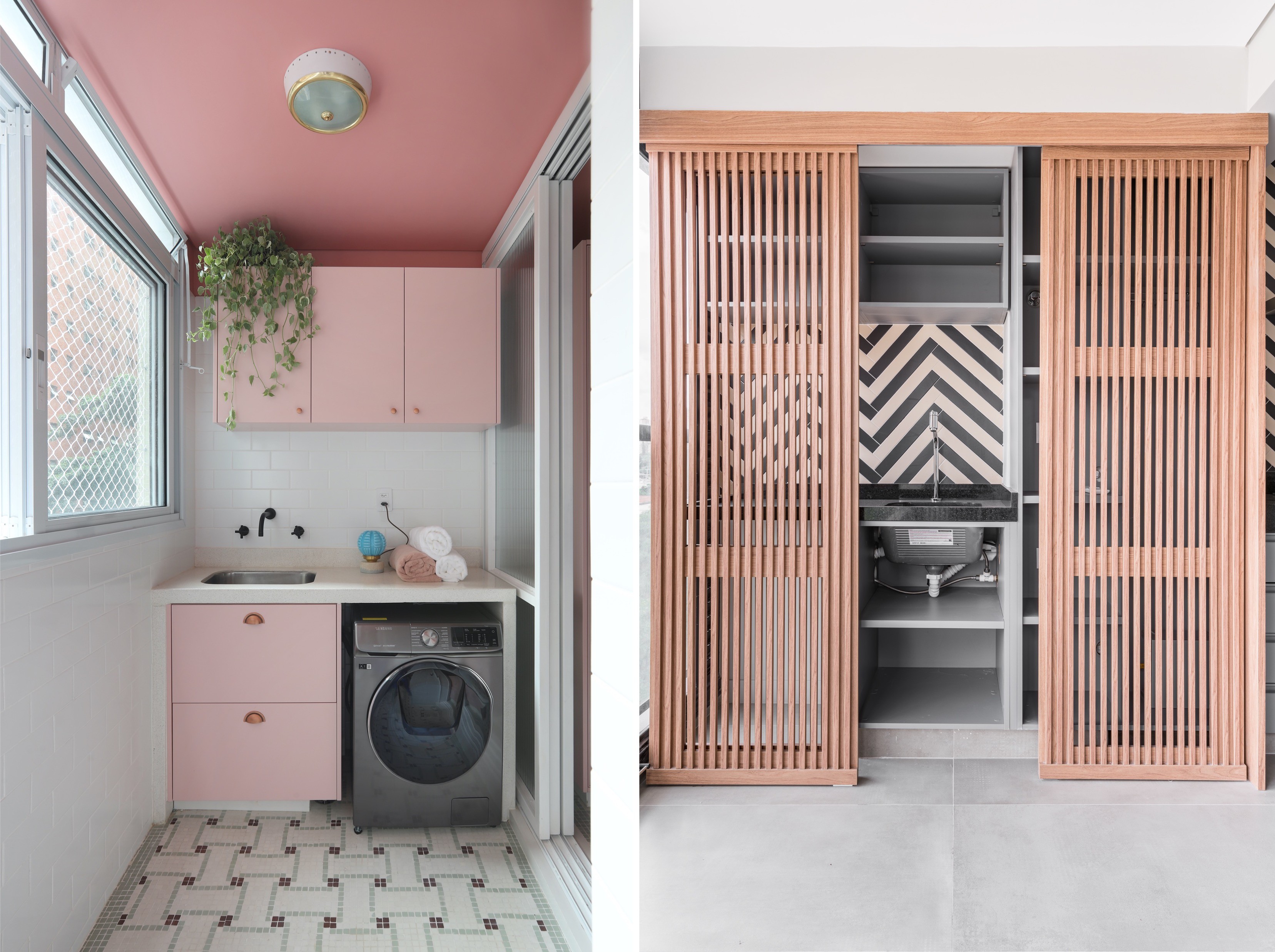 Área de serviço planejada: 10 ideias modernas de decoração e dicas de ...