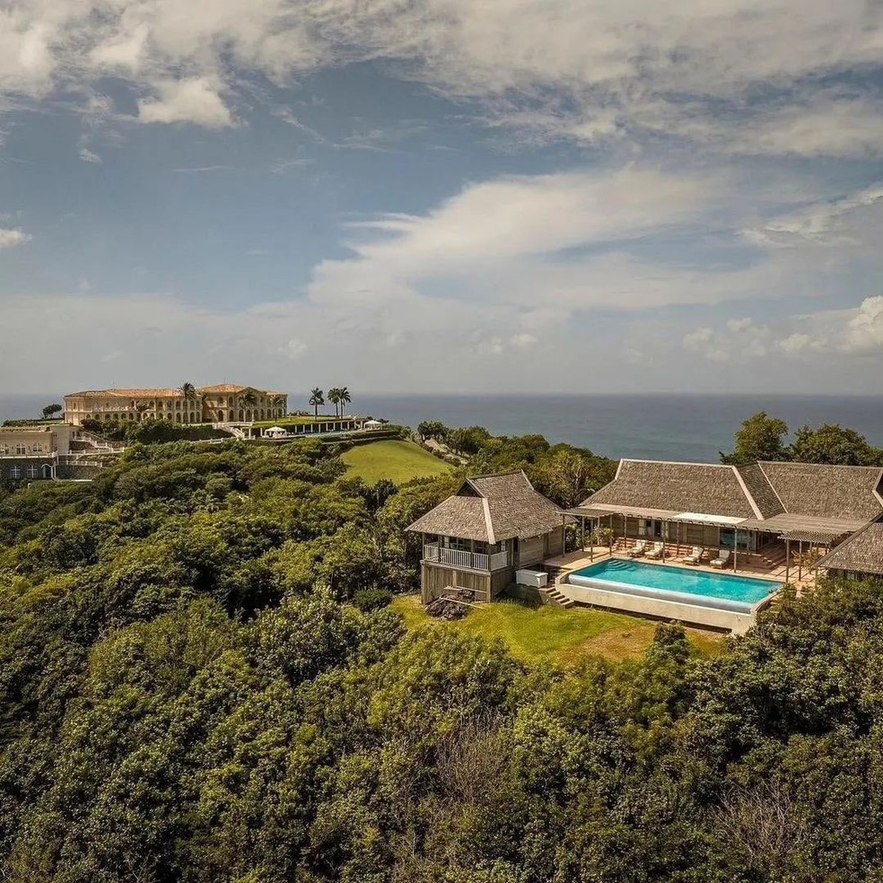 Casa de hóspedes da mansão mais cara do Caribe — Foto: Divulgação/Edward de Mallet Morgan