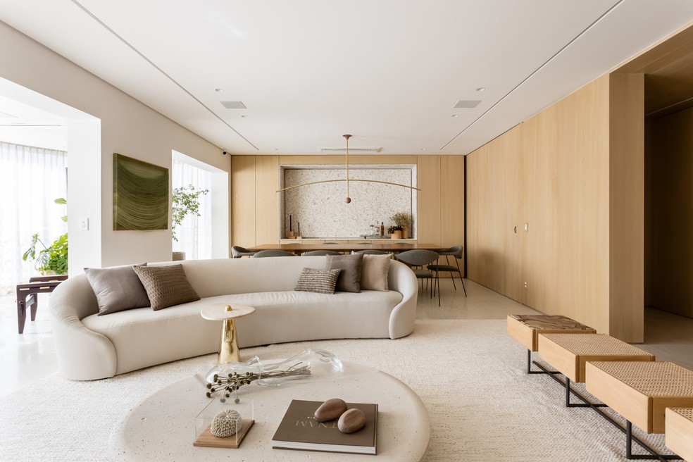 Apartamento para recém-casados é moderno e estiloso