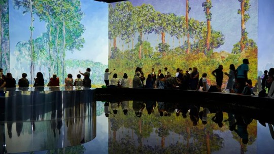 Exposição imersiva de Monet chega a São Paulo com mais de 280 obras