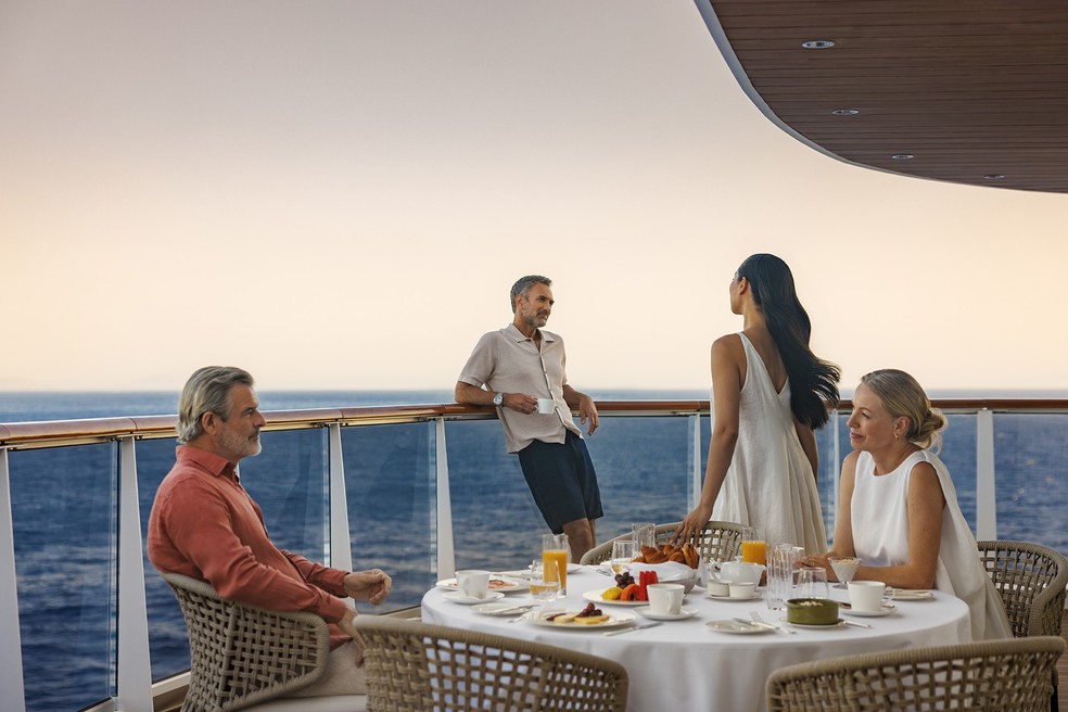 Navio da Explora Journeys, marca de viagens oceânicas do Grupo MSC — Foto: Divulgação