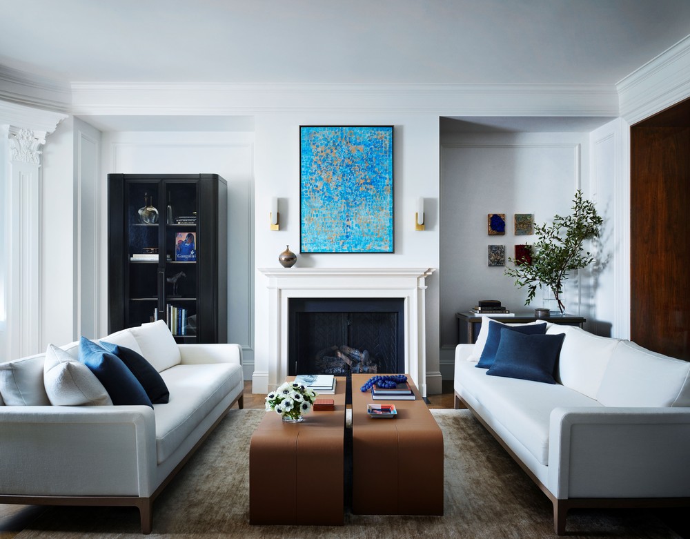 Em Boston, casa de 530 m² mistura décor clássico e arte contemporânea