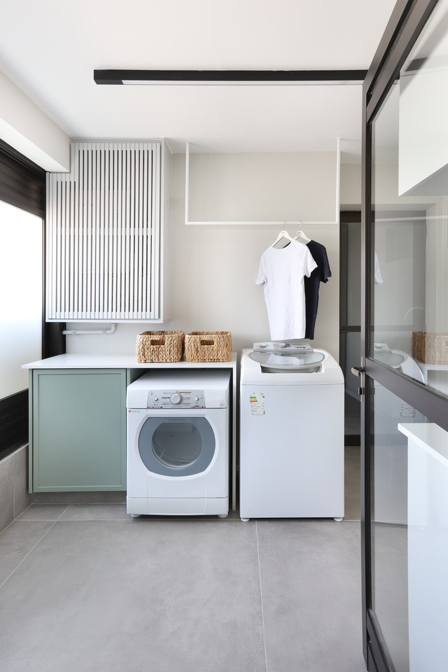 Área de serviço planejada: 10 ideias modernas de decoração e dicas de ...