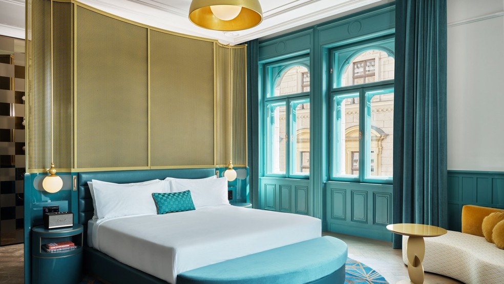 5 ideias de decoração que você vai querer copiar deste hotel em Budapeste — Foto: Divulgação/Cortesia W Budapest