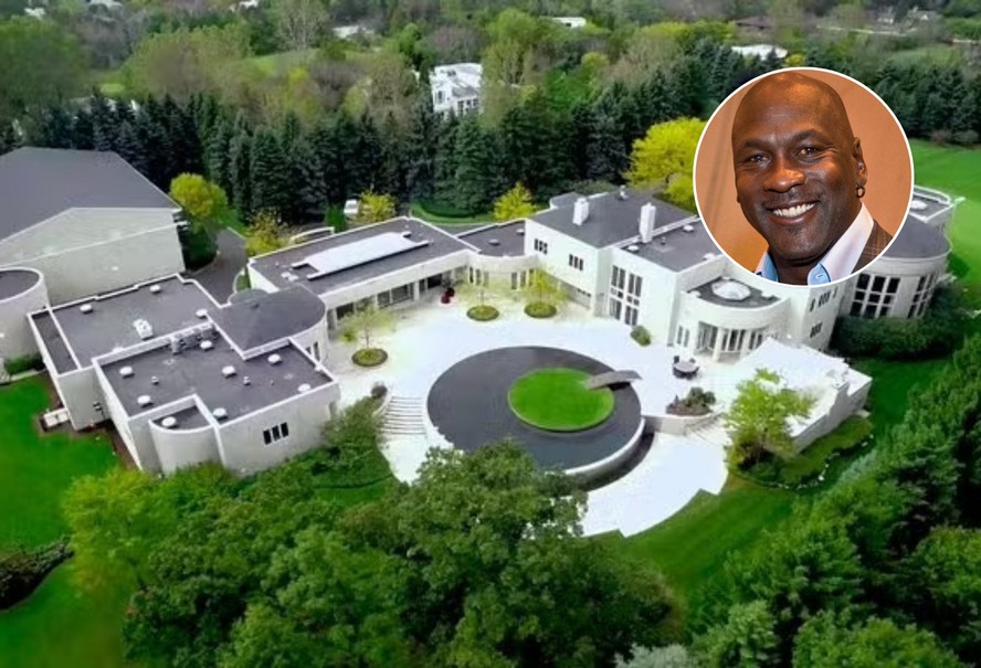 Encalhada ha anos mansao de Michael Jordan esta a venda por R 83 milhoes Casas de famosos Casa Vogue