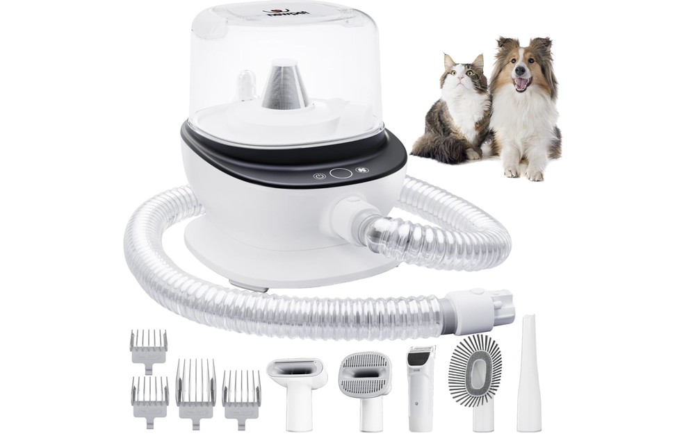 Aspirador de pelos promete escovar os pets e limpar a casa com eficiência