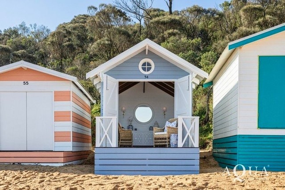 Bangalô de praia a 12 passos do mar é colocado à venda por R$ 2,2 milhões — Foto: Reprodução/Aqua Real Estate