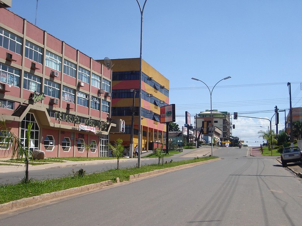 O centro de Ji-Paraná — Foto: Wikimedia Commons