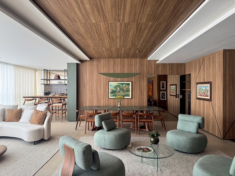 Arte brasileira é a estrela de apartamento contemporâneo