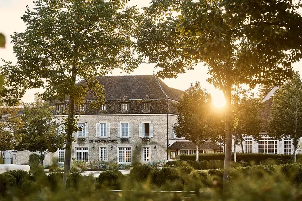 Fachdada do hotel Como Le Montrachet, em Puligny-Montrachet — Foto: Cortesia de Como Le Montrachet