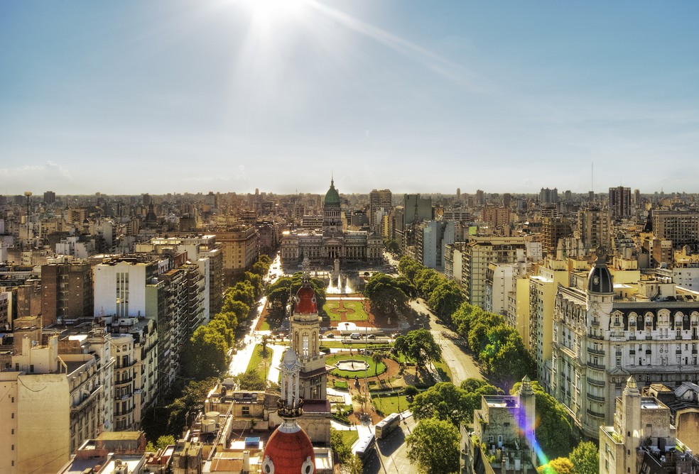 Vista completa de Buenos Aires, na Argentina  — Foto: Tim Snell/Getty Images