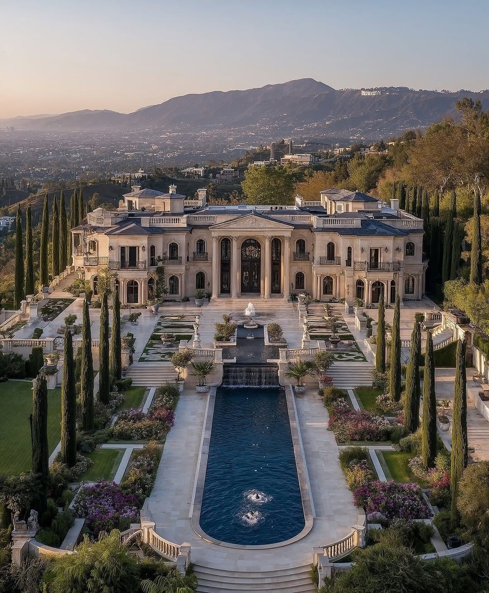 Por dentro de mansão de R$ 3,5 bilhões em Hollywood — Foto: Divulgação