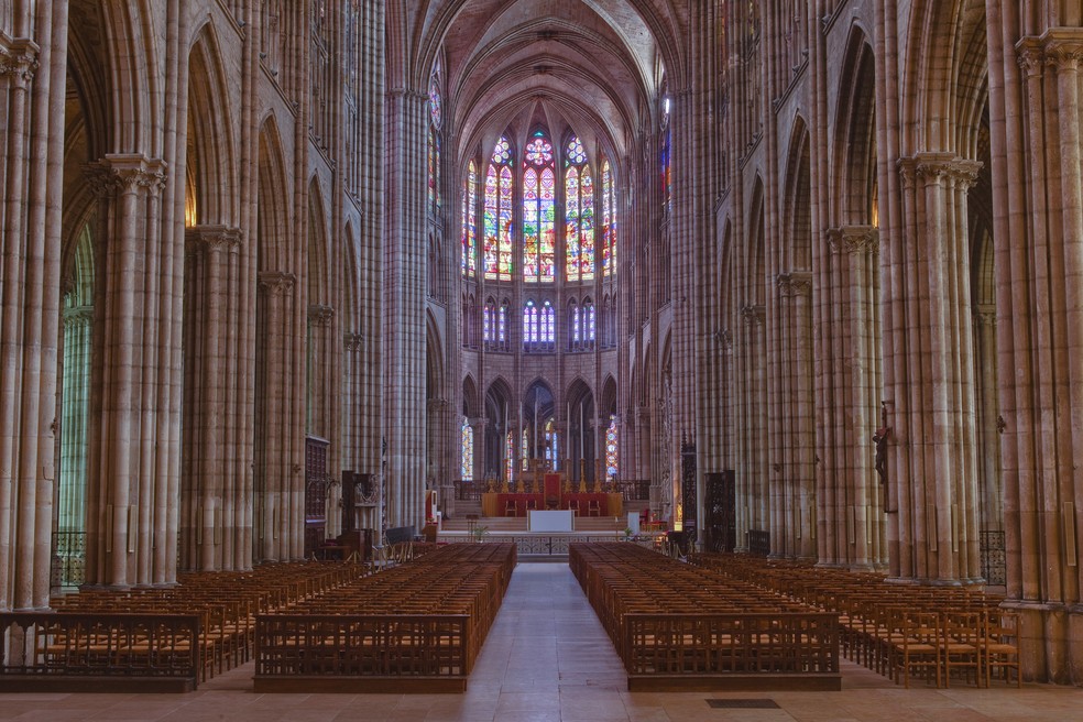 Basílica de Saint-Denis, na França — Foto: Julian Elliott Photography/GettyImages