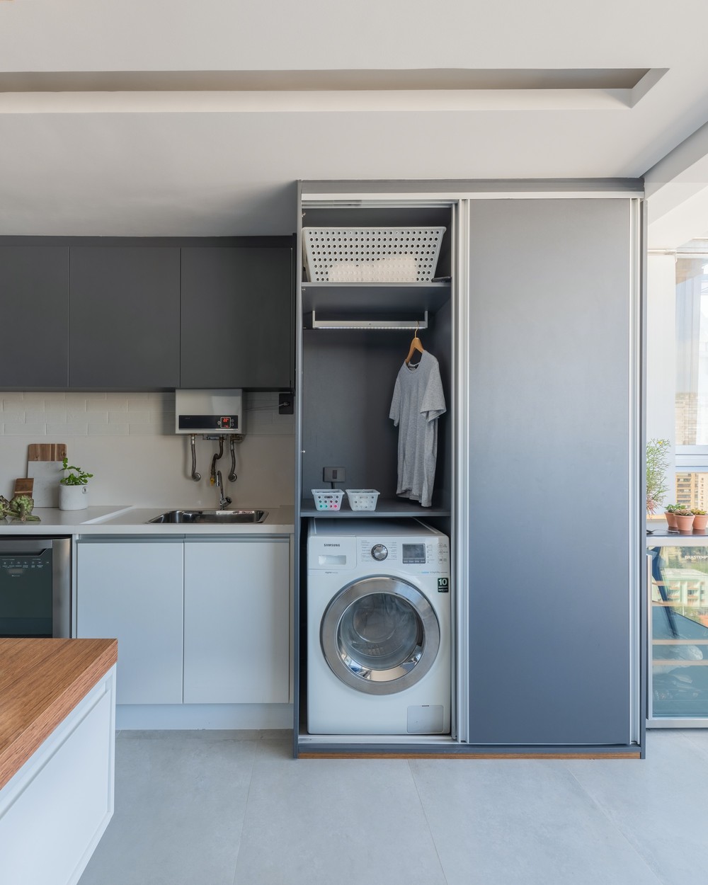 Área de serviço planejada: 10 ideias modernas de decoração e dicas de ...