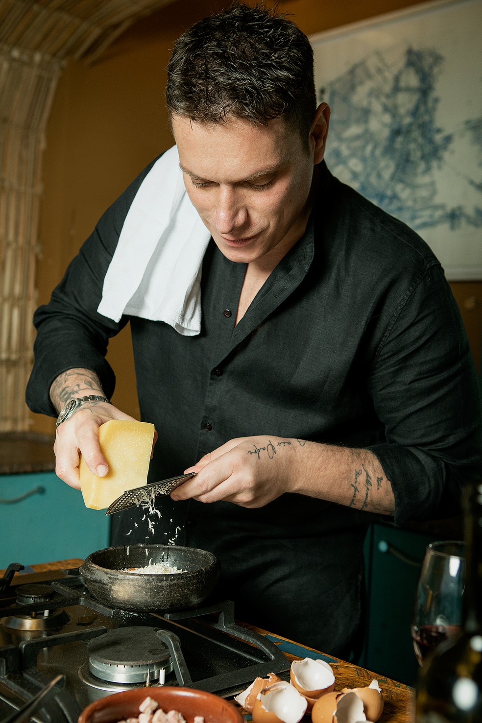 O chef Rodolfo de Santis — Foto: Marcus Steinmeyer
