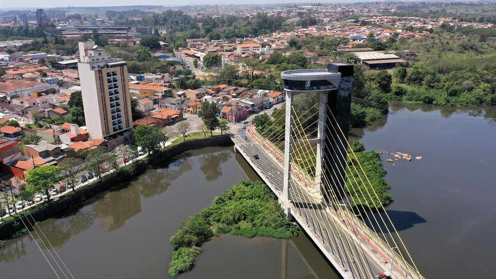 Vista aérea de Salto — Foto: Divulgação/Prefeitura Municipal de Salto