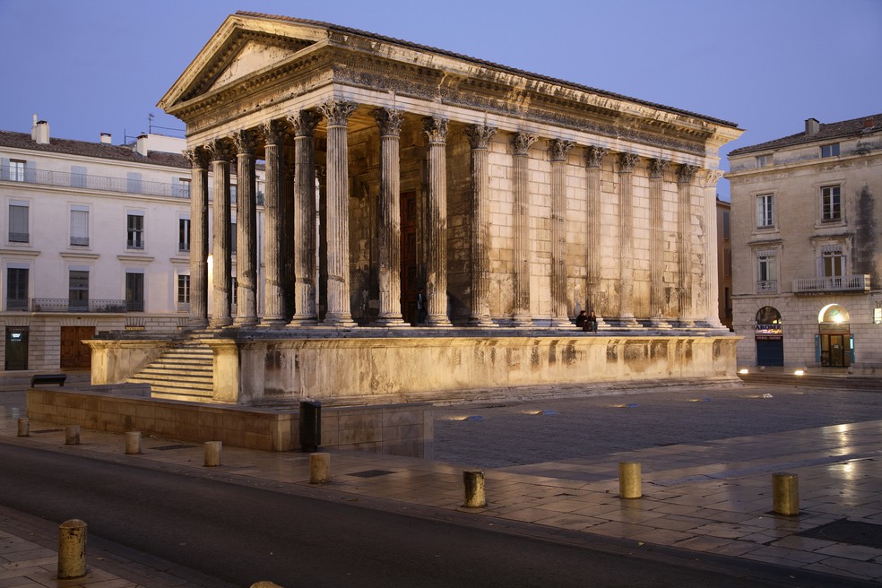 Maison Carrée, França — Foto: Tibor Bognar/Getty Images