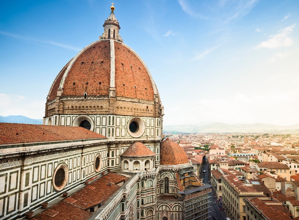 A Basílica em Florença que serviu de inspiração — Foto: Getty Images