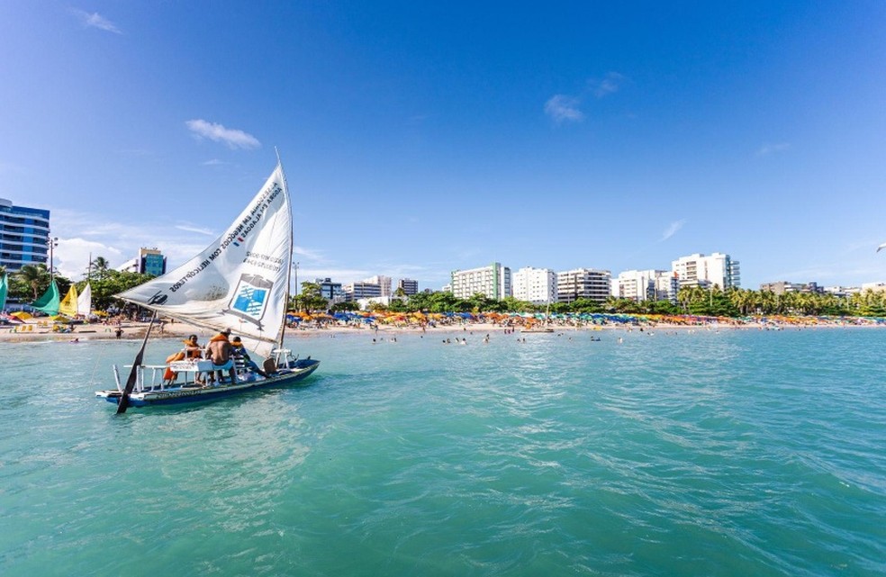 Maceió, em Alagoas, é o sexto destino mais procurado para férias de julho — Foto: Jonathan Lins/Secretária de Comunicação de Maceió